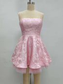 Floral Jacquard Tulle Skater Mini
