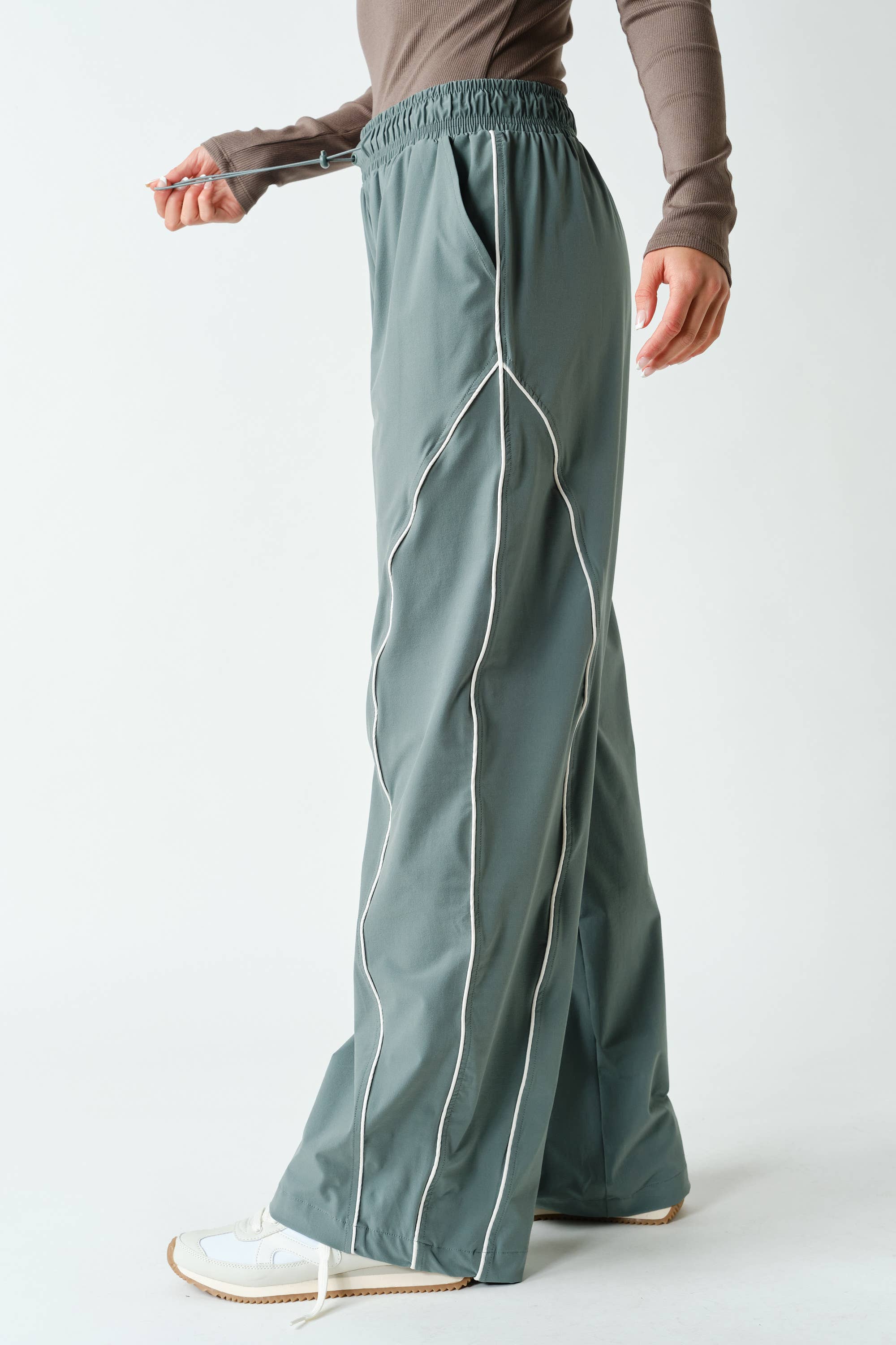 Curved Classic Track Pants — view 6