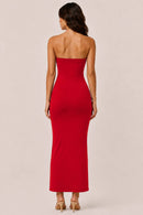 Front Slit Tube Maxi Dress — view 4