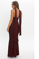 Twisted Halter Maxi Dress - view 3