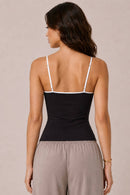 Contrast Binding Cami Top — view 9