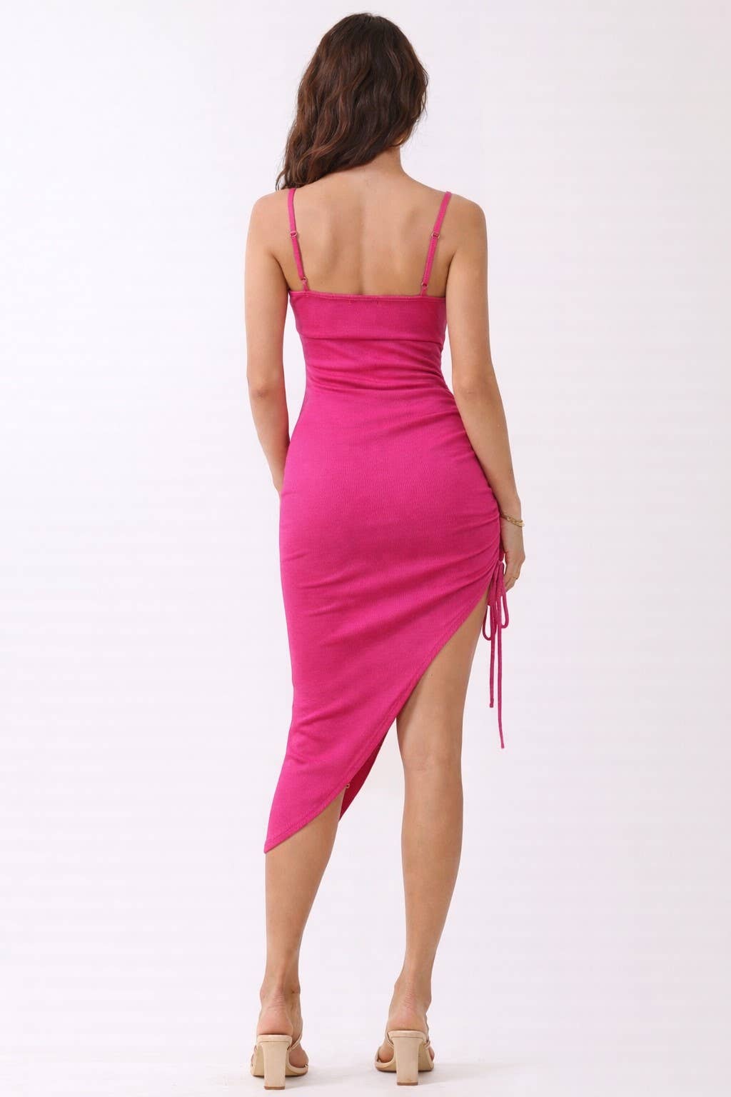 Overlap with Ruching Mini Dress — view 3