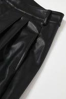 Monique PU Pleated Pants — view 5