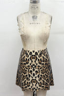 Sequin Leopard Mini Skirt - view 2