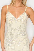 Sequin Floral Butterfly Mini