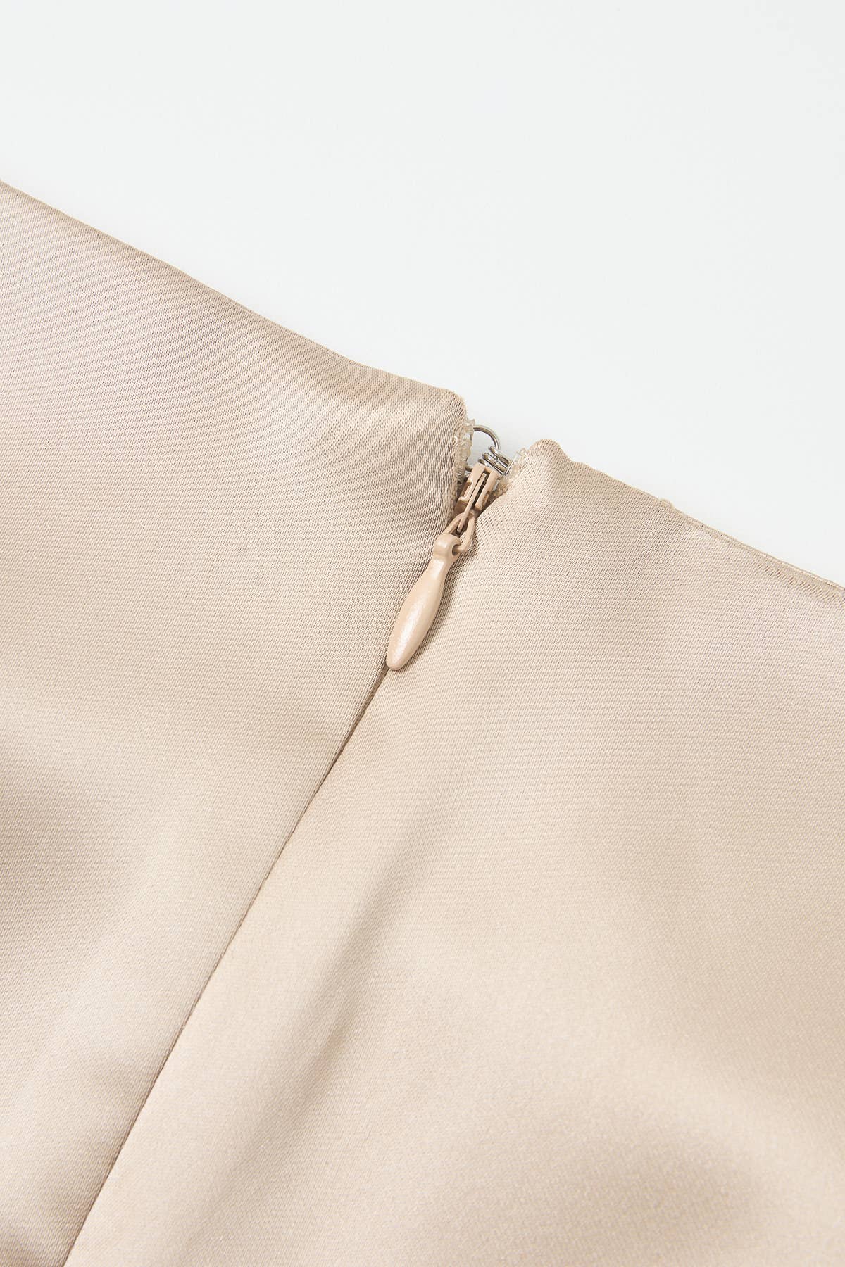Cowl Neck Satin Chiffon Maxi Dress — view 4