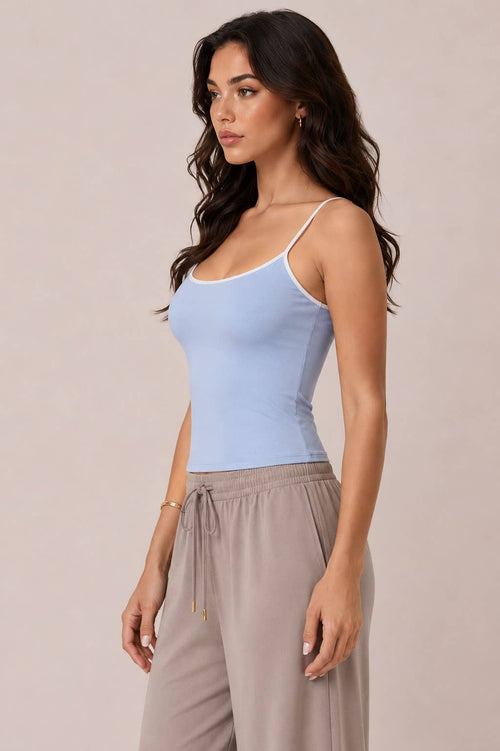 Contrast Binding Cami Top — view 6
