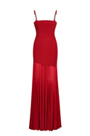 Bandage Mesh Mix Gown