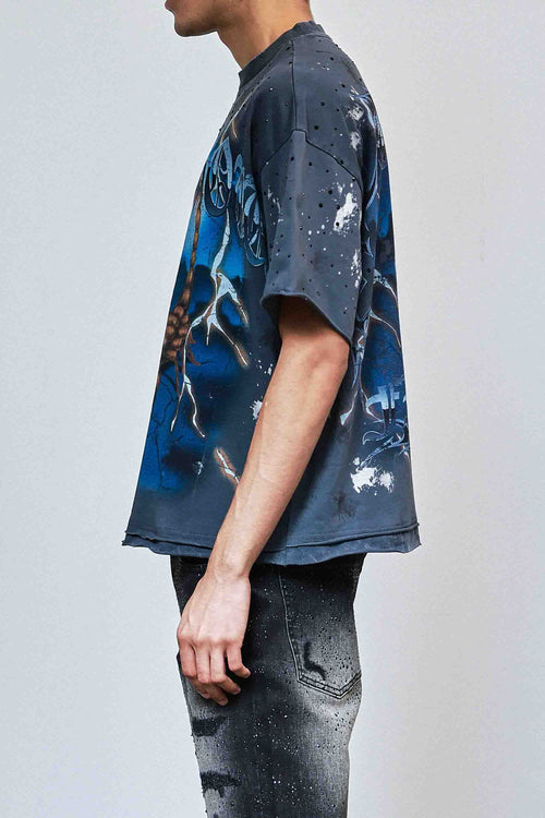 Be Fierce Thunder Scorpion Cropped Tee — view 3