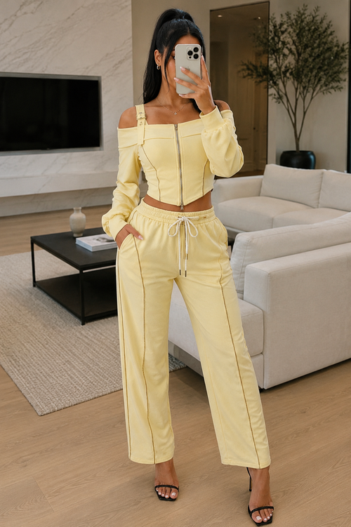 Off Shoulder Pants Set — view 3