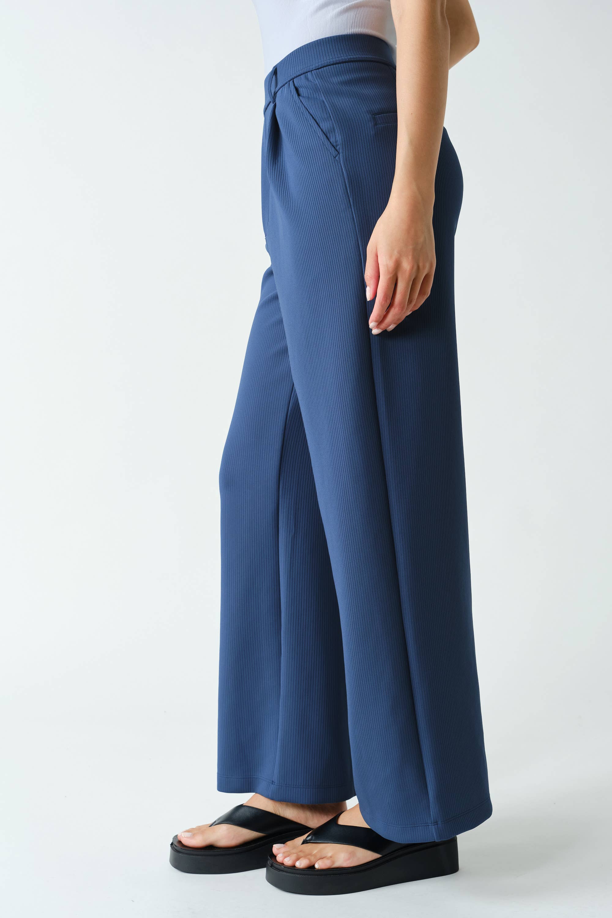 Jacquard Ribbed District Tailored Trousers