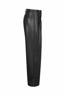 Monique PU Pleated Pants — view 2
