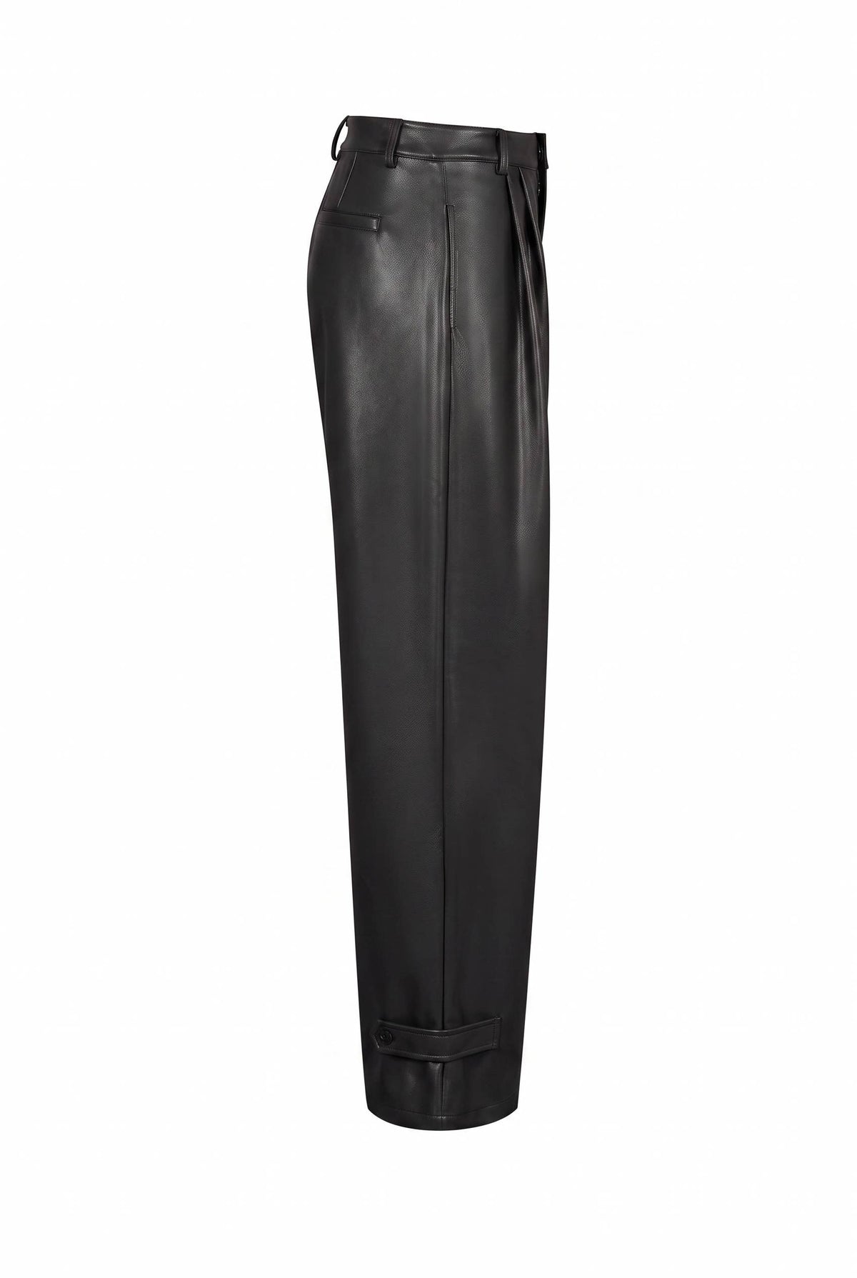 Monique PU Pleated Pants — view 2