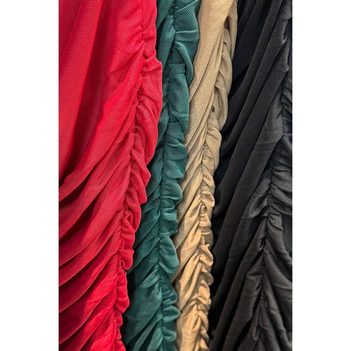 Plus Size Mesh Ruched Bodycon Tube Mini Dress — view 2