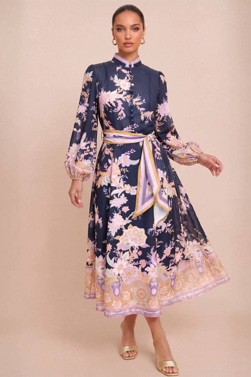 Paisley Affair Midi Dress
