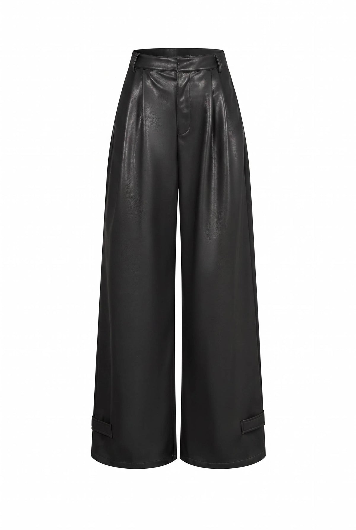 Monique PU Pleated Pants