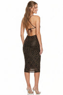 Leopard Print Bodycon Midi Dress — view 7