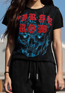 Wake Up and Be Fierce Flame Applique Tee — view 2