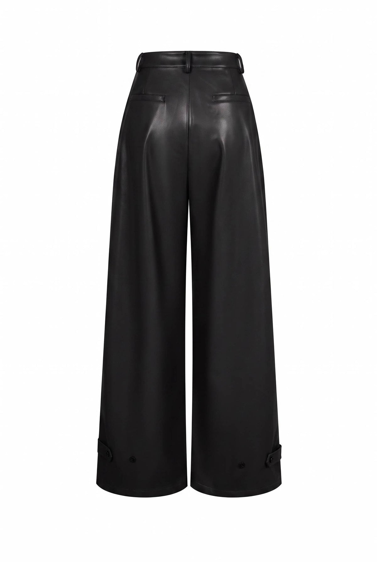 Monique PU Pleated Pants — view 3