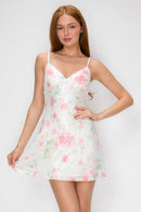 Floral Sequin Satin Bow Mini - view 8