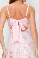 Floral Sequin Satin Bow Mini - view 7