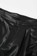 Monique PU Pleated Pants — view 4