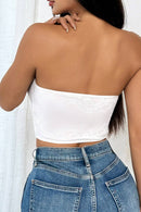 Sexy Floral Strapless Corset Top for Women - view 6