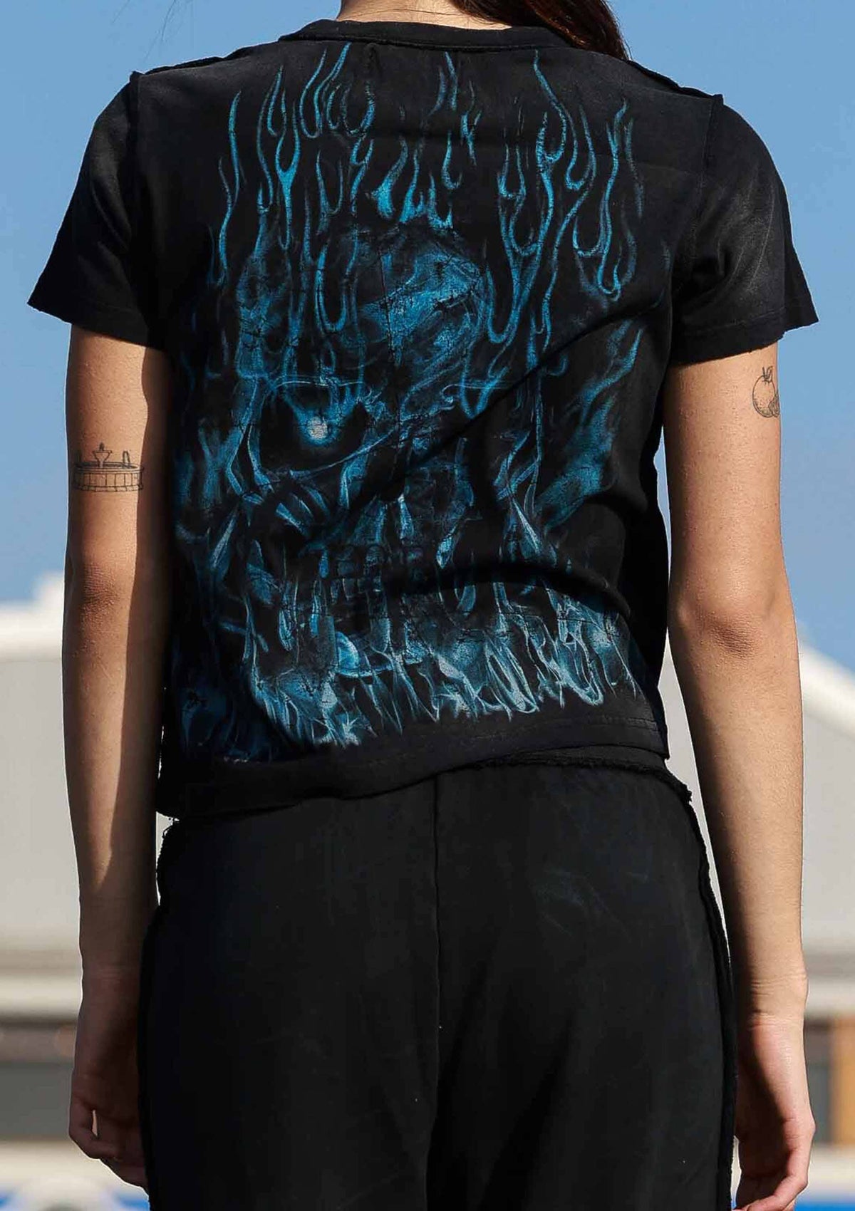 Wake Up and Be Fierce Flame Tee — view 4