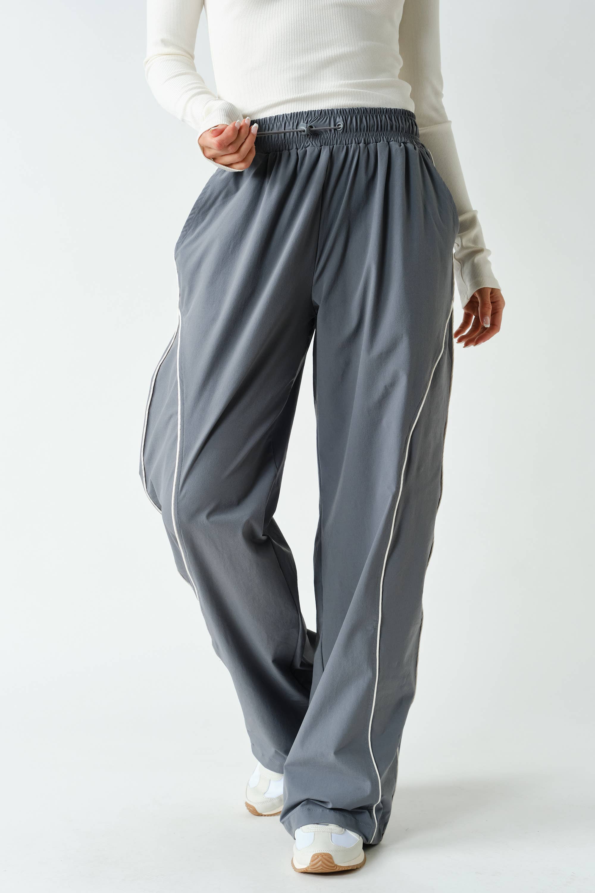Curved Classic Track Pants — view 3