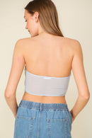 Mesh Corset Tube Top — view 3