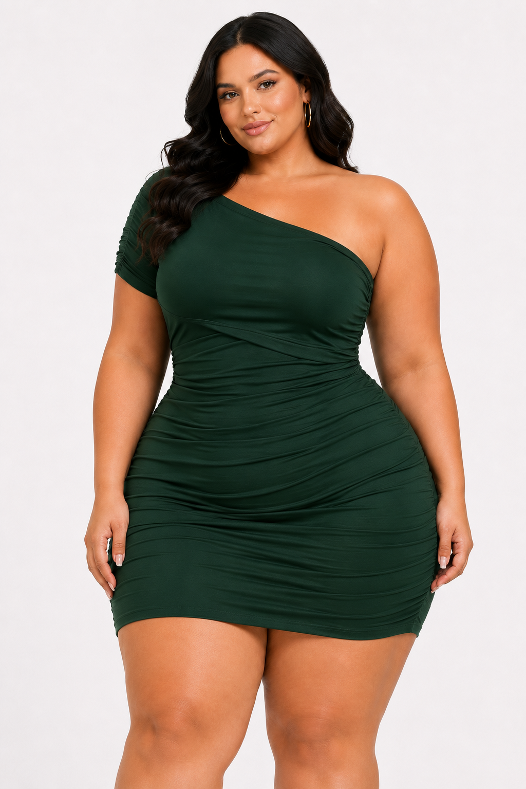 Plus Size Mini Party Dress