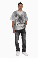 Smoke Rise Sanity Python Jeans - Fossil Black - view 4