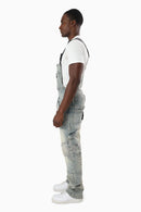 Smoke Rise Blessed With Faith Carpenter Overall - Bergamo Blue - view 2