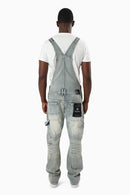 Smoke Rise Blessed With Faith Carpenter Overall - Bergamo Blue - view 3