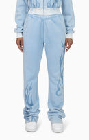 Smoke Rise Sparkly Fleece Pants - Blue Bell - view 2
