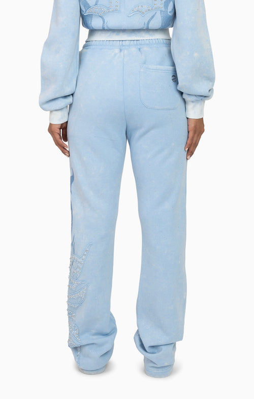 Smoke Rise Sparkly Fleece Pants - Blue Bell - view 4