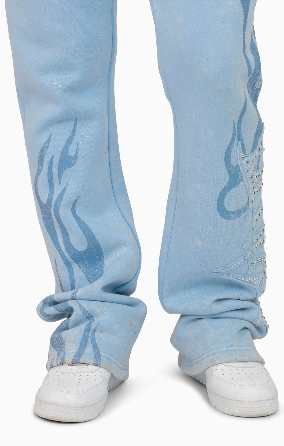 Smoke Rise Sparkly Fleece Pants - Blue Bell - view 7