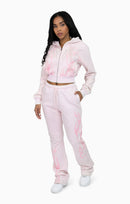 Smoke Rise Sparkly Fleece Pants - Cradle Pink - view 5