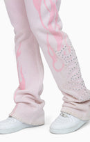 Smoke Rise Sparkly Fleece Pants - Cradle Pink - view 8