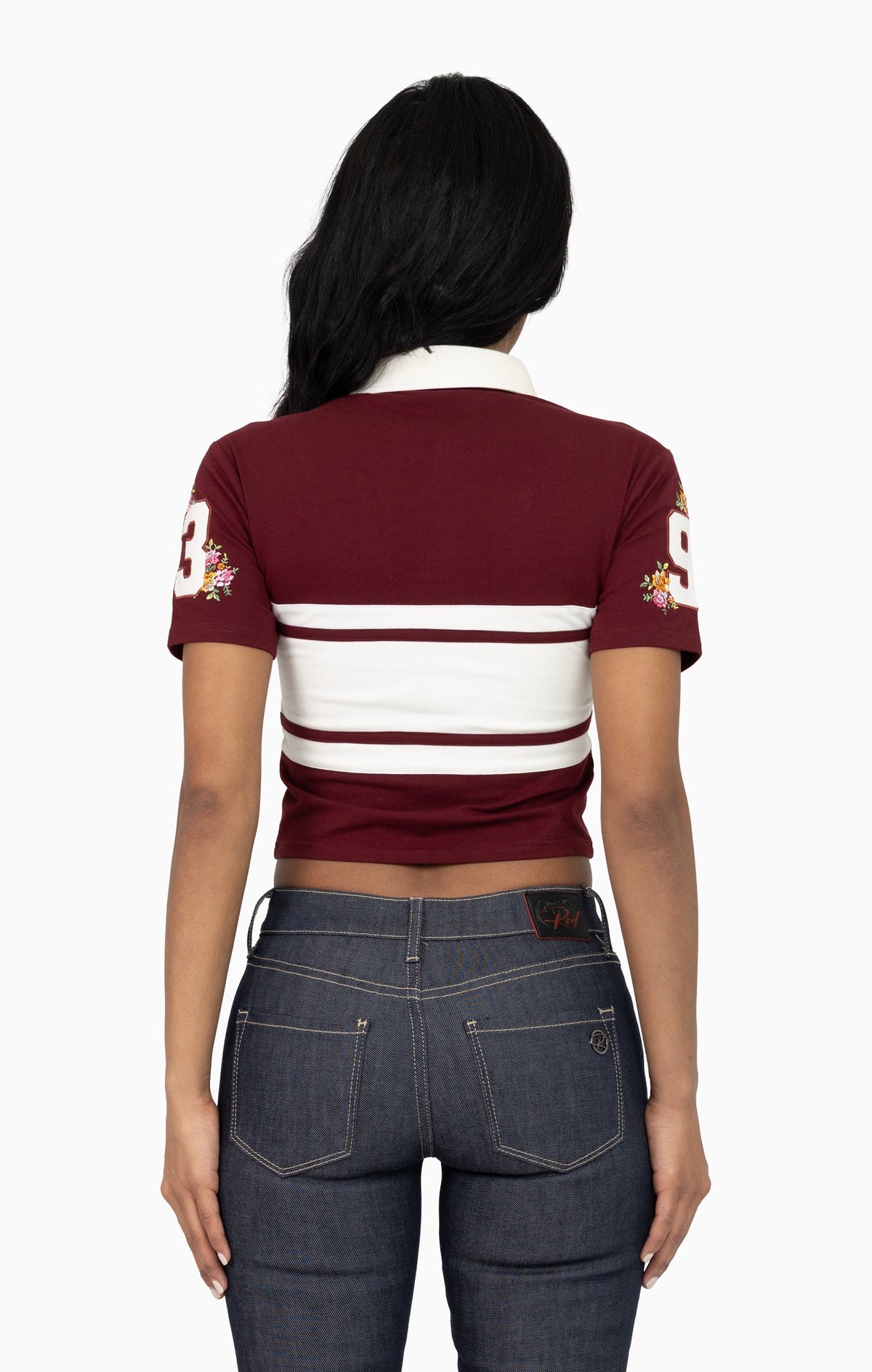 Smoke Rise Patched Embroidered Polo Shirt - Rum Raisin - view 3