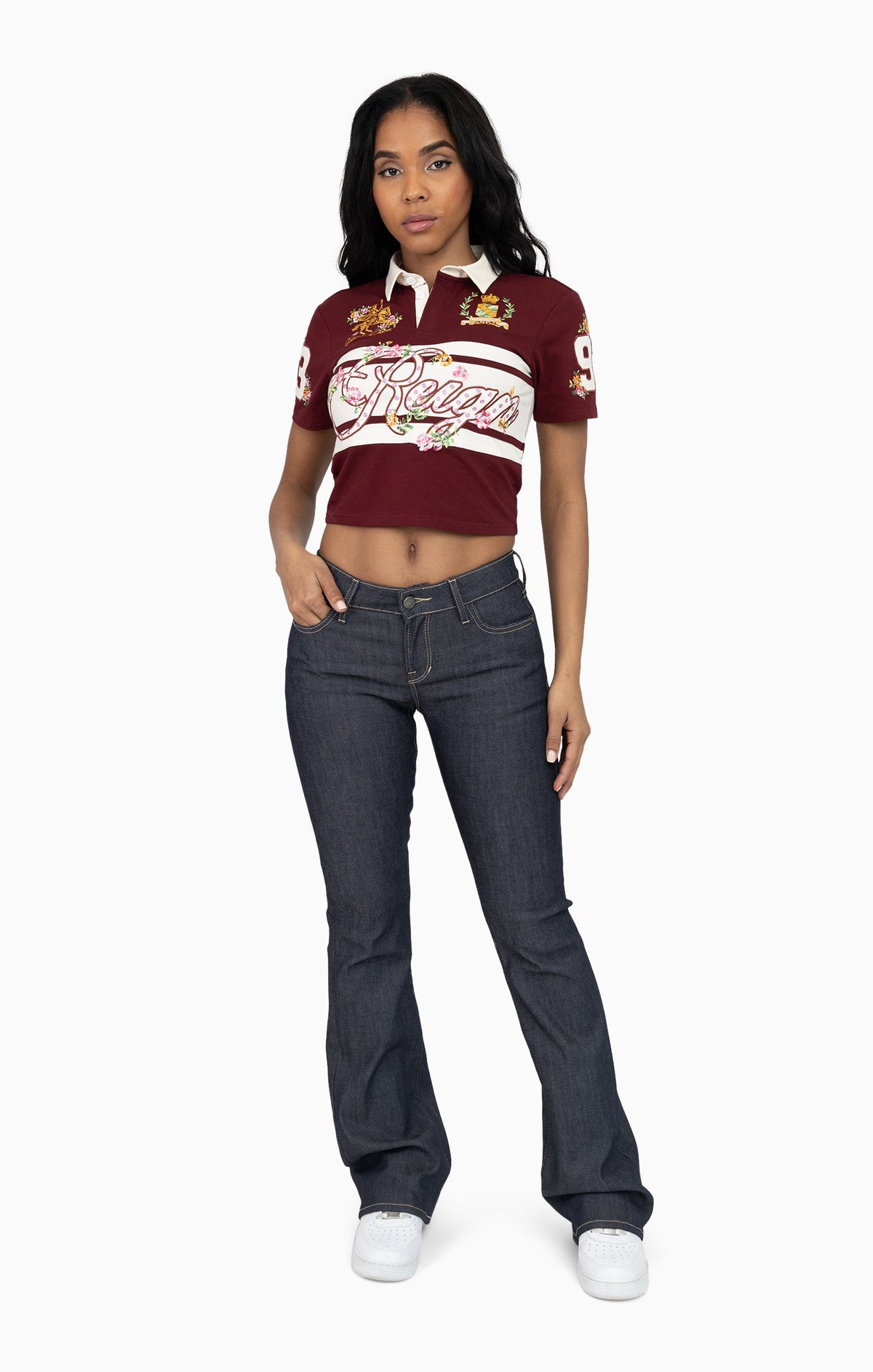 Smoke Rise Patched Embroidered Polo Shirt - Rum Raisin - view 4