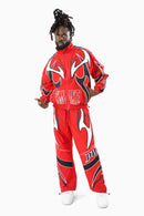 Smoke Rise Windbreaker Pants - True Red - view 4