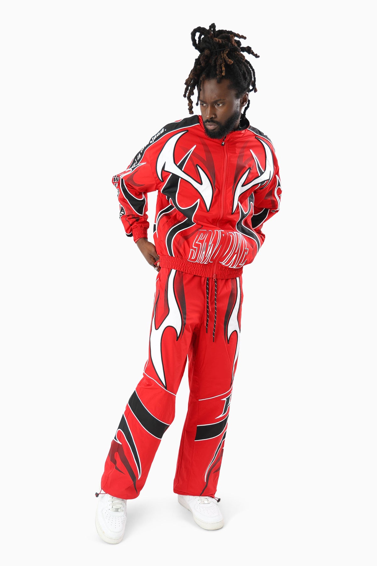 Smoke Rise Windbreaker Pants - True Red - view 5