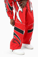 Smoke Rise Windbreaker Pants - True Red - view 7