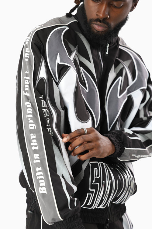 Smoke Rise Windbreaker Jacket - Black - view 7