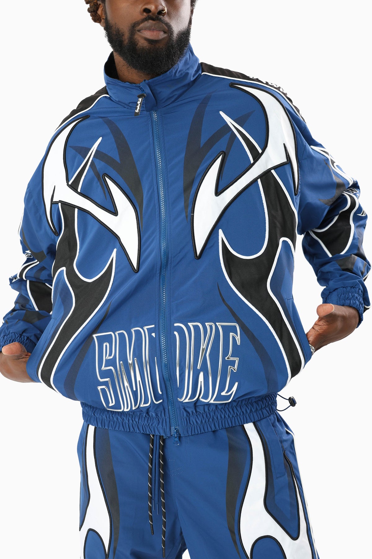 Smoke Rise Windbreaker Jacket - Surf - view 7