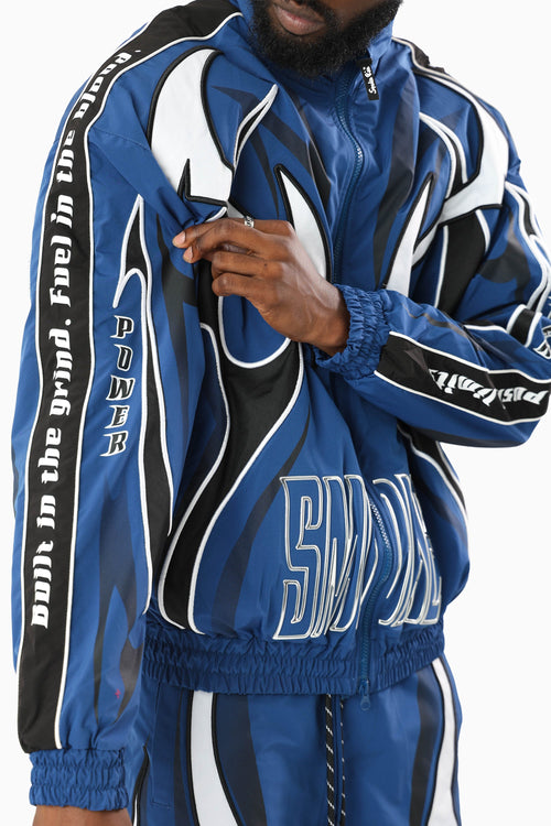 Smoke Rise Windbreaker Jacket - Surf - view 8