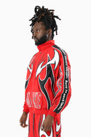 Smoke Rise Windbreaker Jacket - True Red - view 2