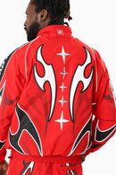 Smoke Rise Windbreaker Jacket - True Red - view 8