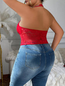 Sexy Lace Crop Top for Plus Size Women — view 6